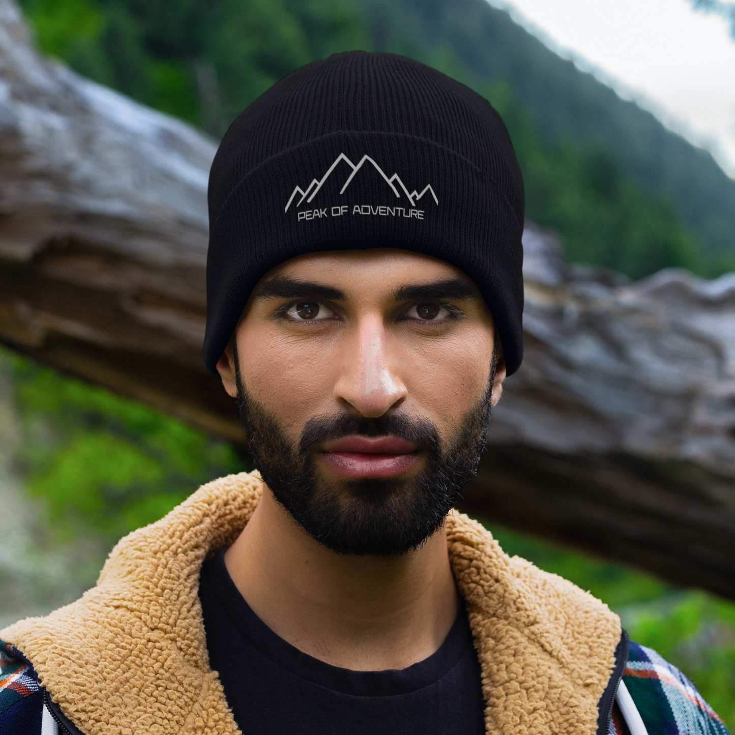 Peak Of Adventure Embroidered Toque Beanie