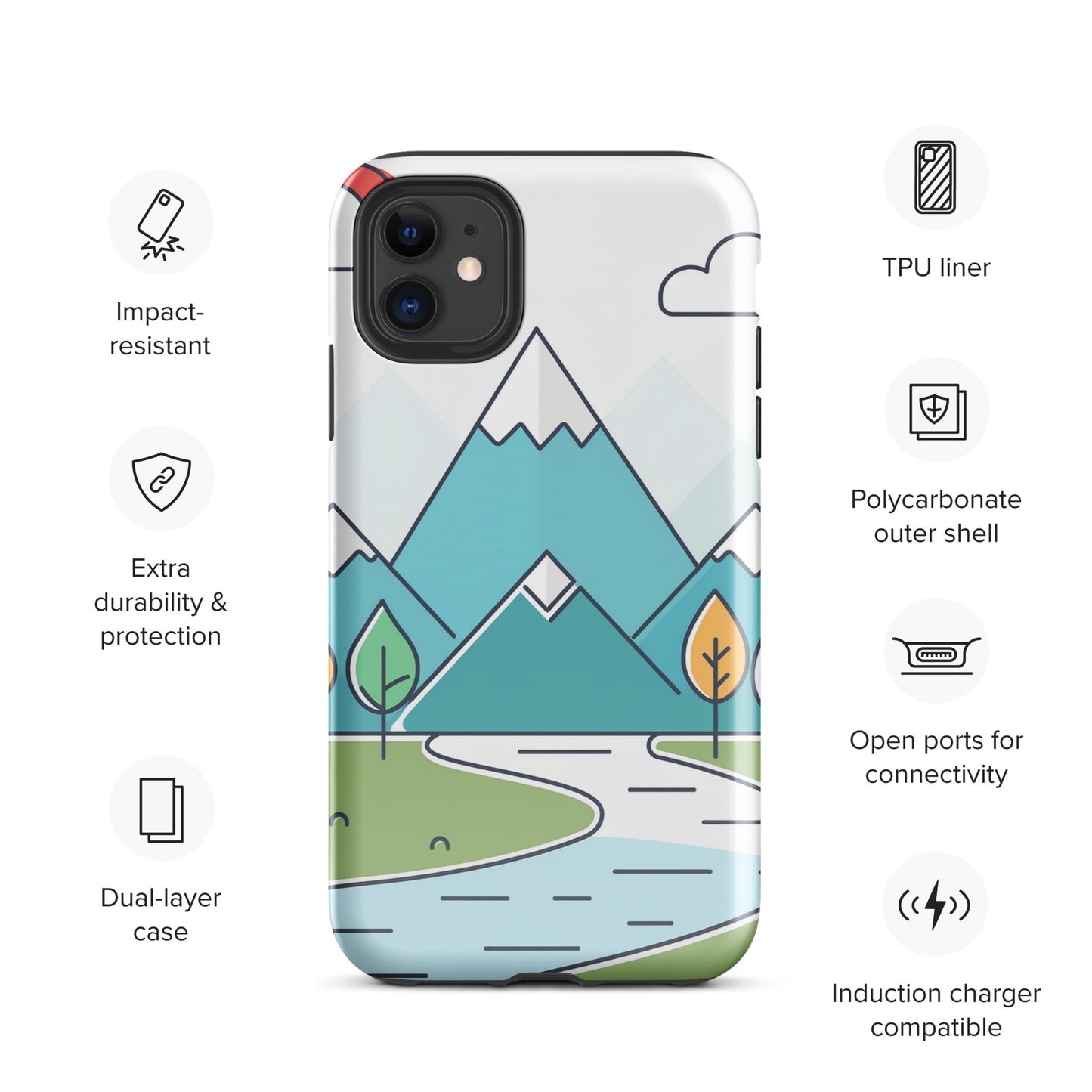 Rocky Mountain Vista Tough Phone Case for iPhone®