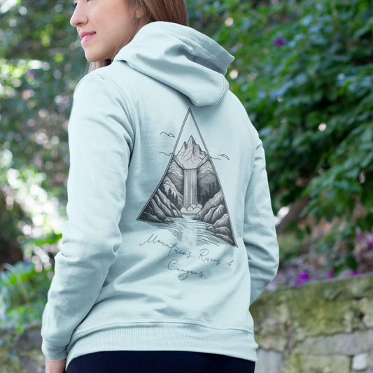 Mountains, Rivers & Canyons Graphic Hoodie (Back Graphic)