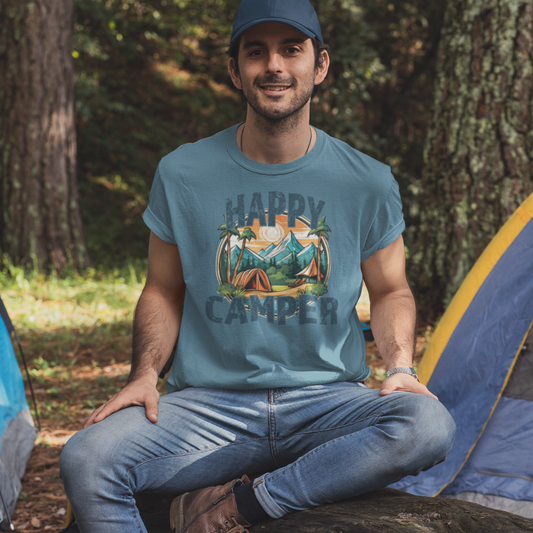 Happy Camper Short Sleeve T-Shirt